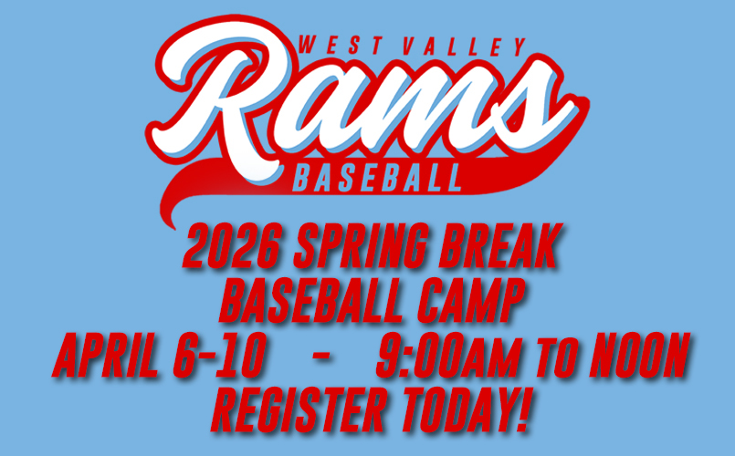 2026 West Valley Spring Break Baseball Camp